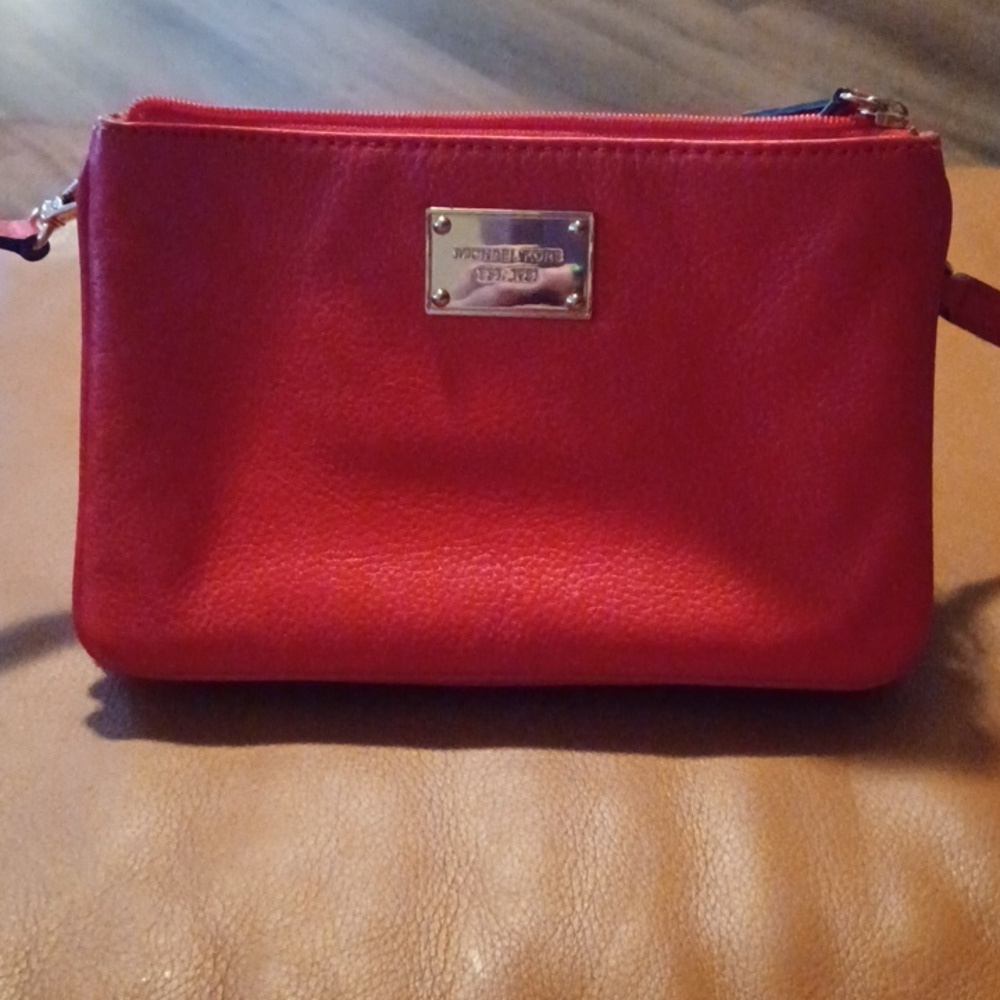 >  Michael Kors Vibrant Red Crossbody Bag